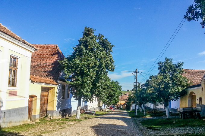viscri village street