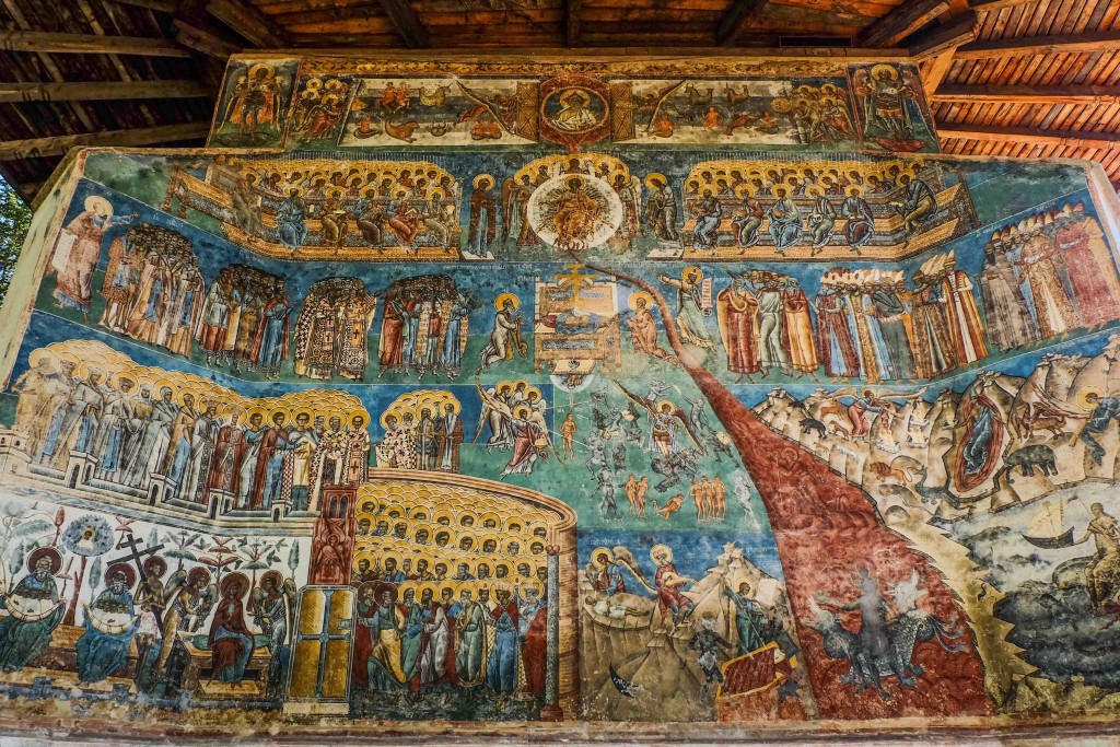 Bucovina Voronet painted church