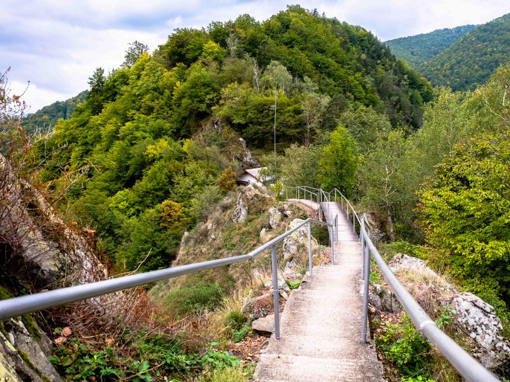Dracula`s fortress Poienari