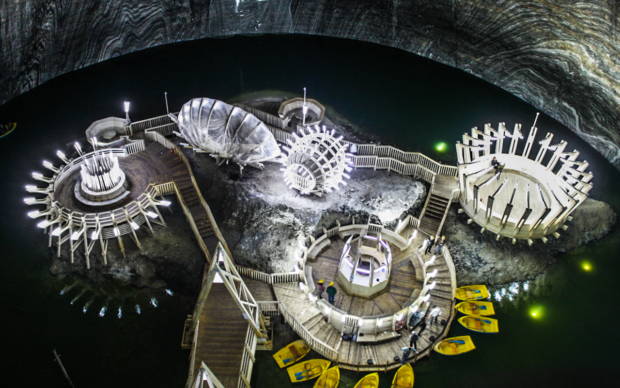 turda salt mine transylvania