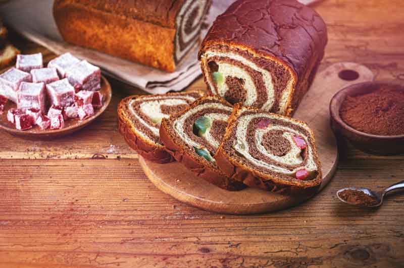 sweet bread cozonac romanian food