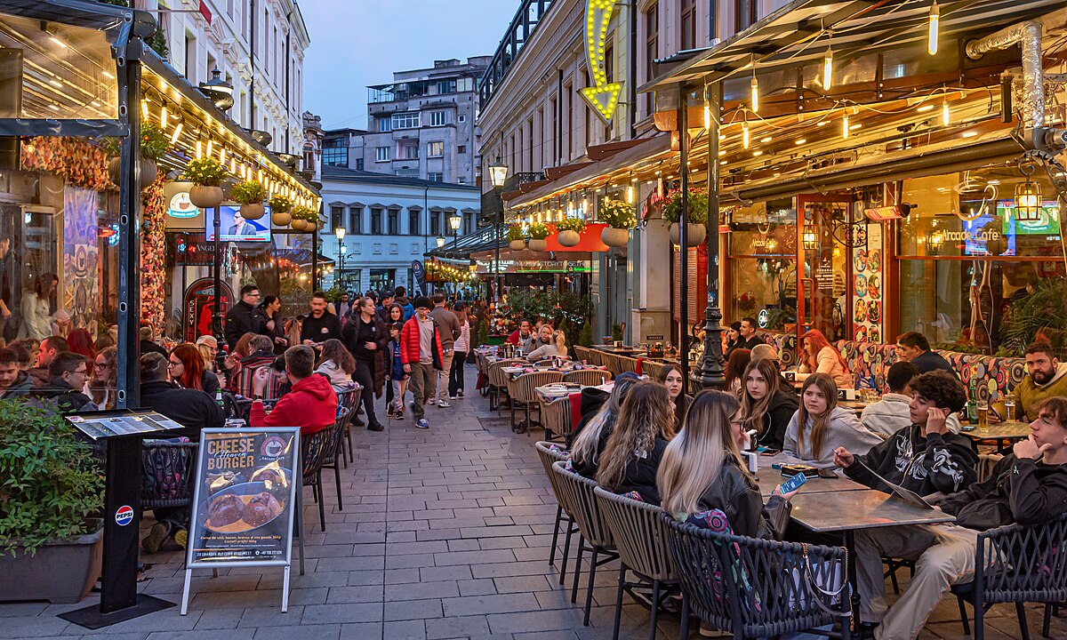 lipscani old city center bucharest