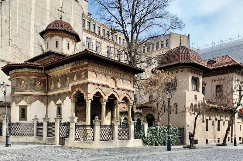stavropoleos museum old city center bucharest
